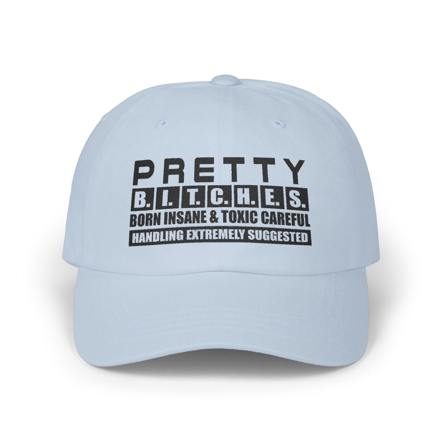 PrettyB.I.T.C.H.E.S.  Adjustable Hat, Cool Casual Accessory, Gift for Friends, Trendy Baseball Cap