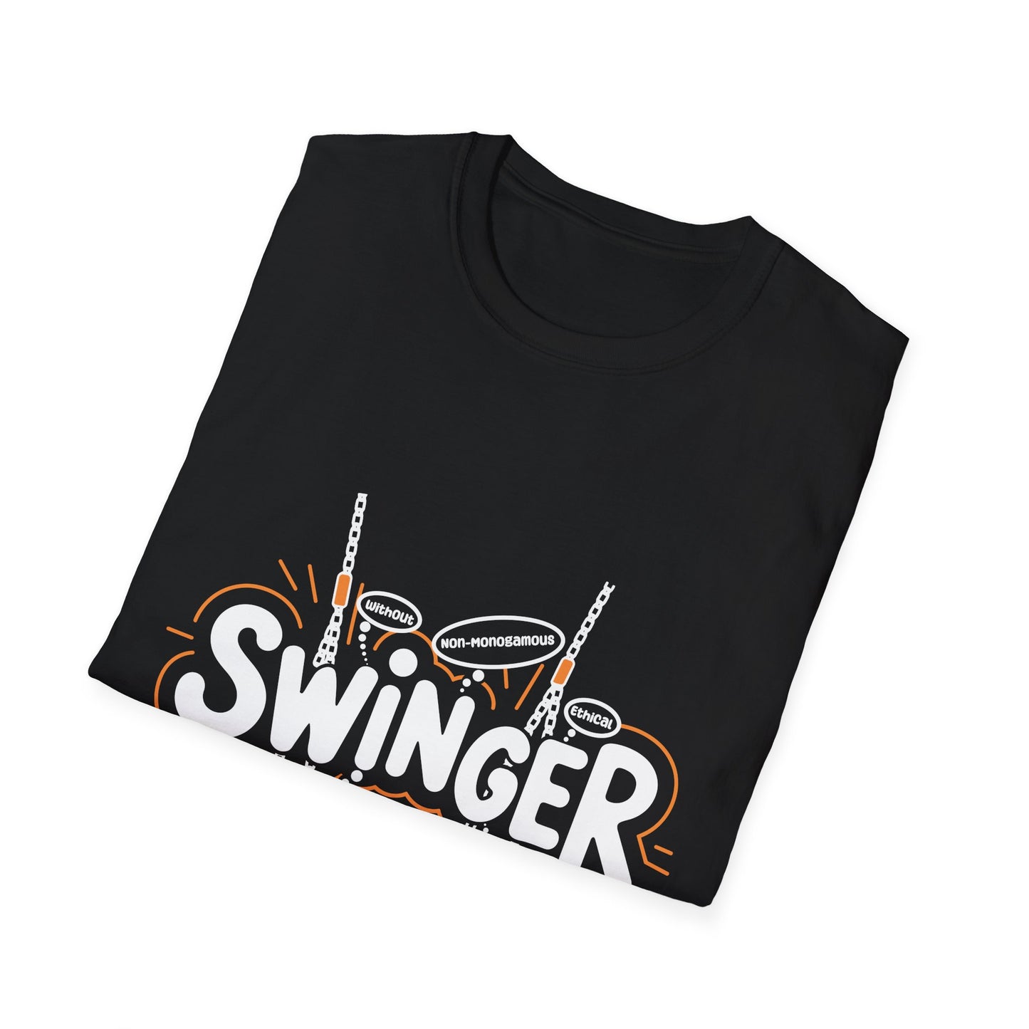 Fun S.W.I.N.G.E.R. (Sex Without Infidelity Non-Monogamous Groups Ethical Relationships) T-Shirt - Perfect for Promiscuous Spirits, Ethical Non-Monogamy & Adult Fun