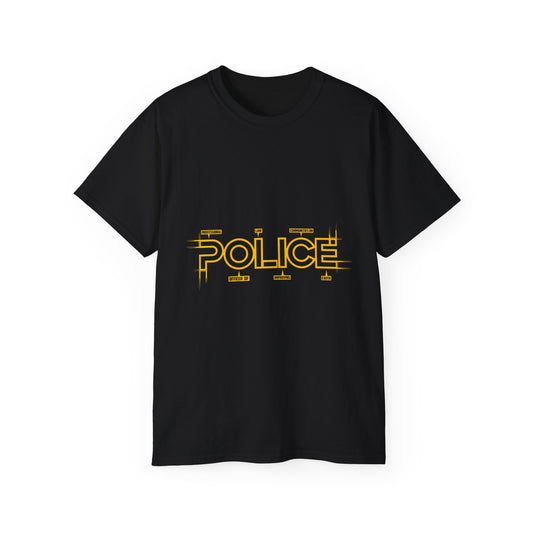 P.O.L.I.C.E. "Professional Officer of Law Improving Communities On Earth" Statement Tee - Ultra Cotton T-Shirt for Everyday Style