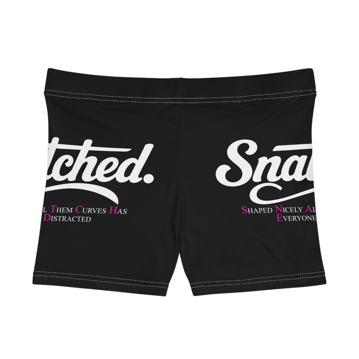 Snatched Women's Shorts — Funny Curvy Body Positive Lounge Shorts