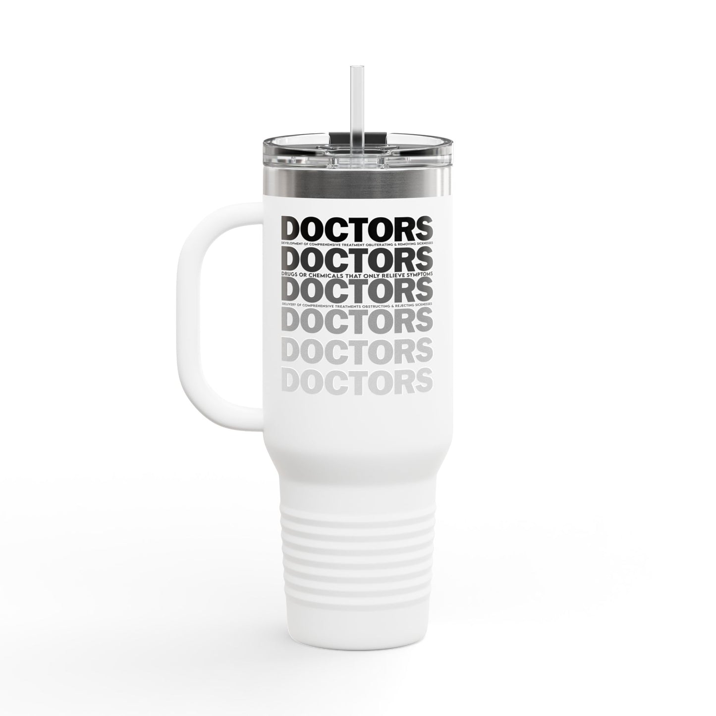 D.O.C.T.O.R.S. Doctors Insulated Travel Mug, 40oz – Perfect for Medical Professionals, Coffee Lovers, Gifts for Graduations, Doctor Appreciation