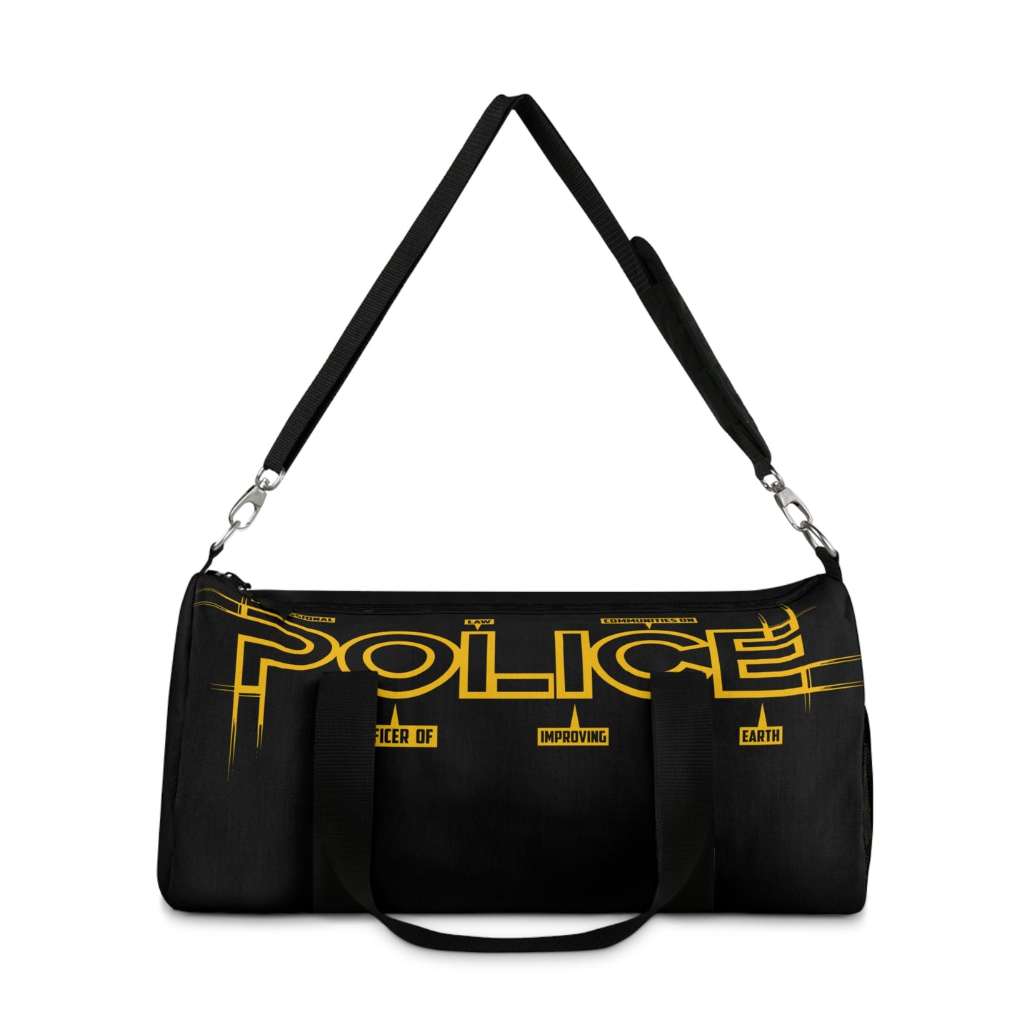 P.O.L.I.C.E. Support Duffel Bag with poem | Gym Bag, Sports Bag, Travel Bag, Workout Bag, Gift for Police Officers