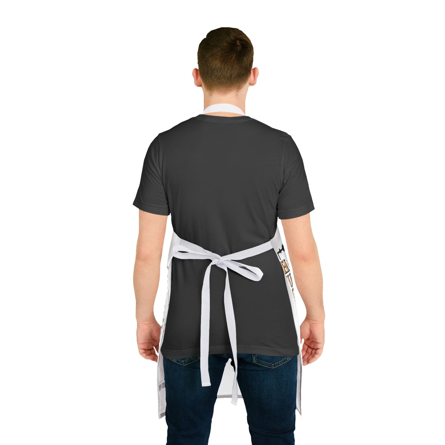 Premium Wedding Vows Apron — "His Union Should Be Absolutely Non Destructible" Decorative Cooking Apron