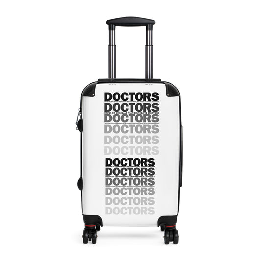 Doctor Themed Suitcase - Travel Luggage for Healthcare Professionals, Unique Travel Gift, Medical Doctor Suitcase, Stylish and Practical