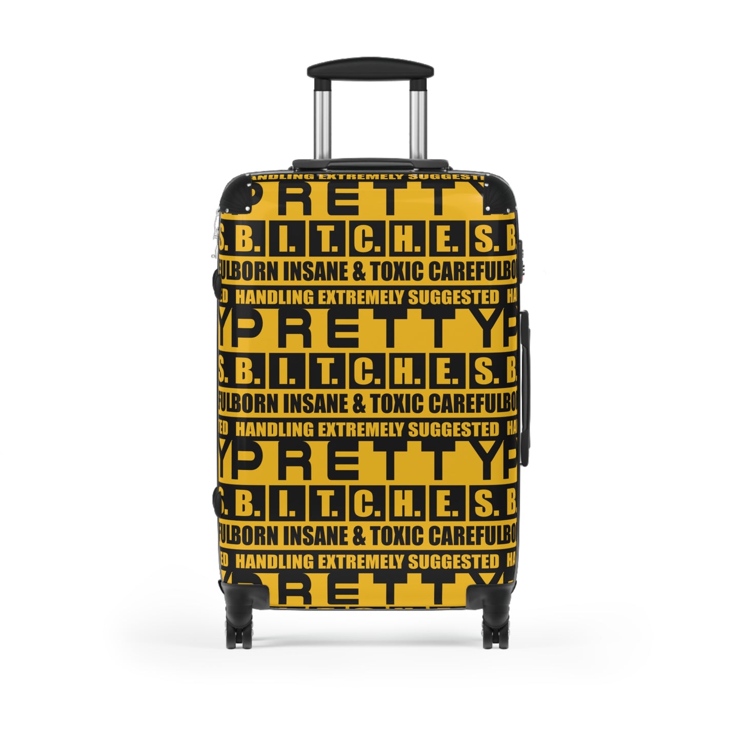 Pretty Bitches Bold Statement Suitcase for Travel Lovers, Suitcase for Women, Trendy Luggage, Unique Travel Accessory, Gift for Travelers