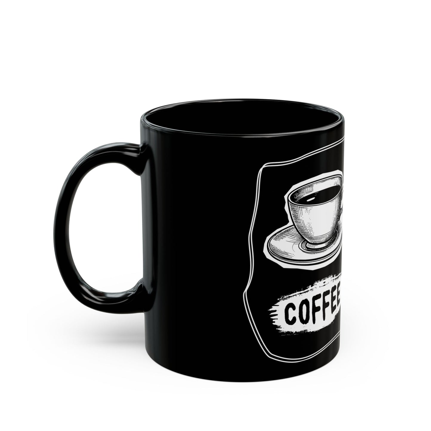 C.O.F.F.E.E. (Caffeine Offers Fuel For Everyday Energy) Coffee Lover Gift, Black Coffee Mug, Unique Mug for Home Office