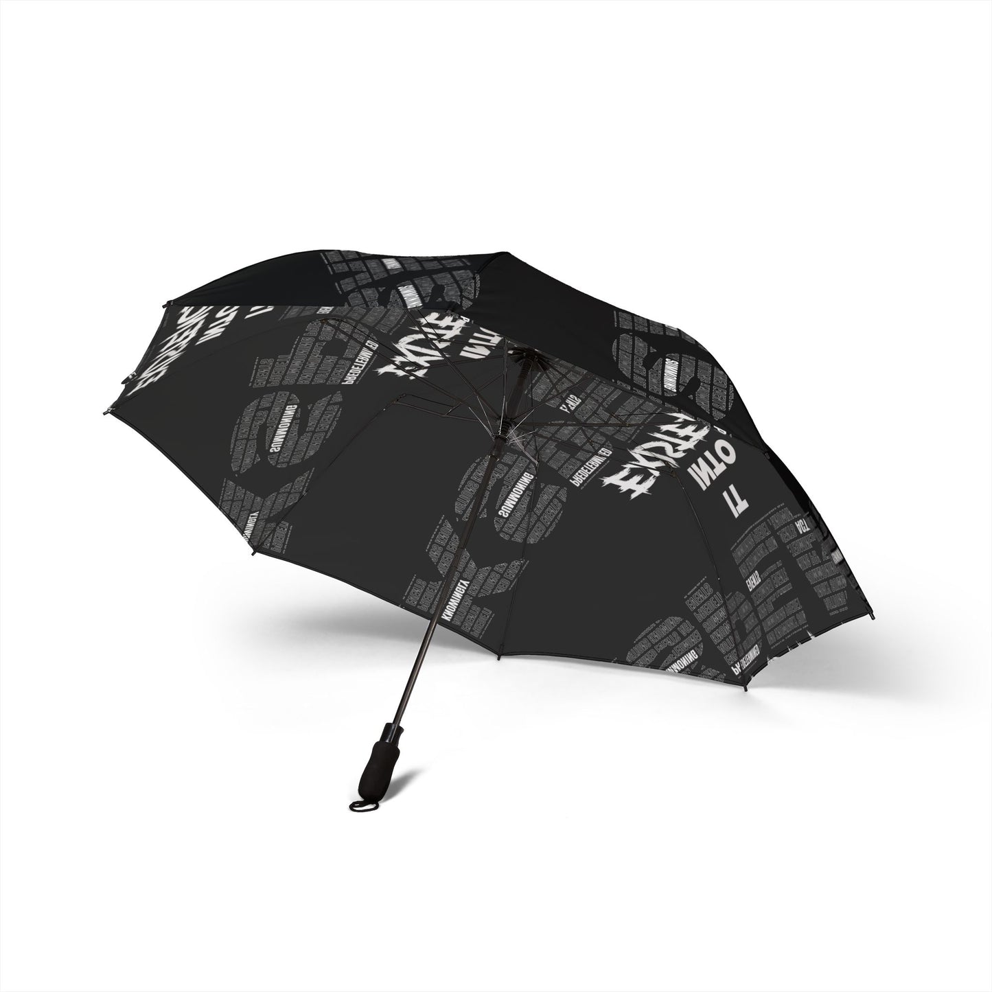 S.P.E.A.K. It Into Existence Stylish Semi-Automatic Umbrella, Trendy Rain Gear, Compact Travel Umbrella
