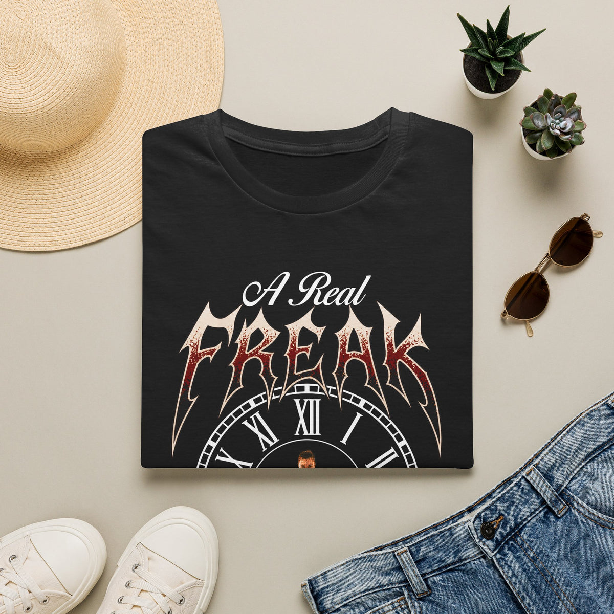 Freak Graphic T-Shirt — Edgy Retro Logo Tee with Bold Typography