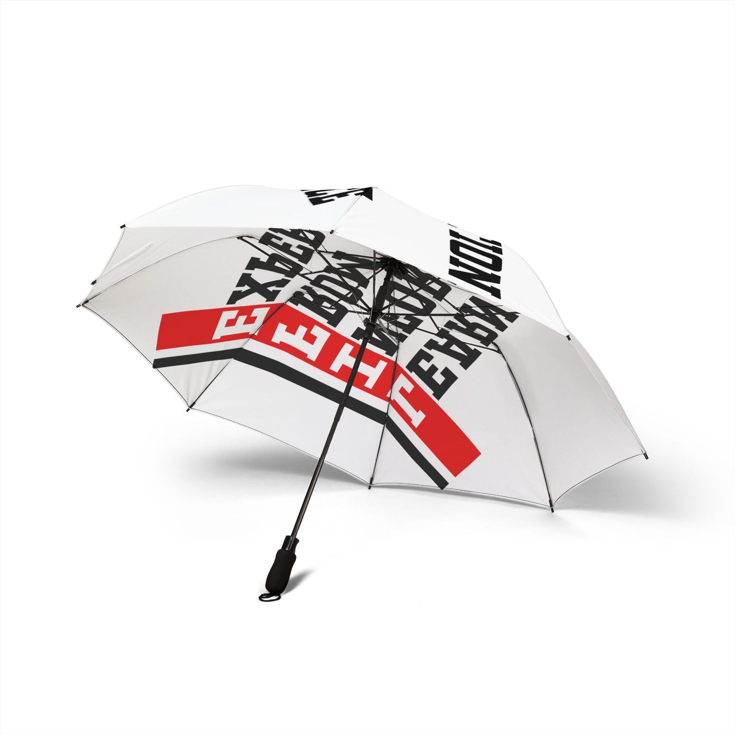 Foldable Umbrella — "Learning From Experience" Graphic Compact Rain Umbrella