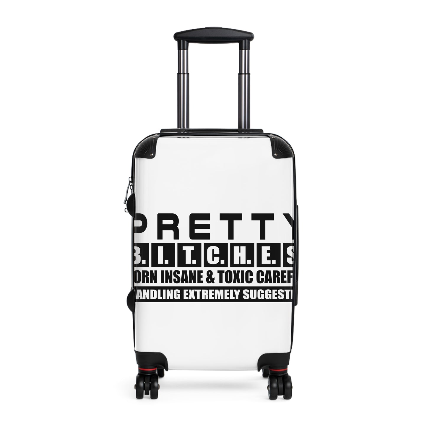Pretty BITCHES Stylish Travel Suitcase - 'Pretty Bitches' Design, Unique Gifts, Trendy Carry-On