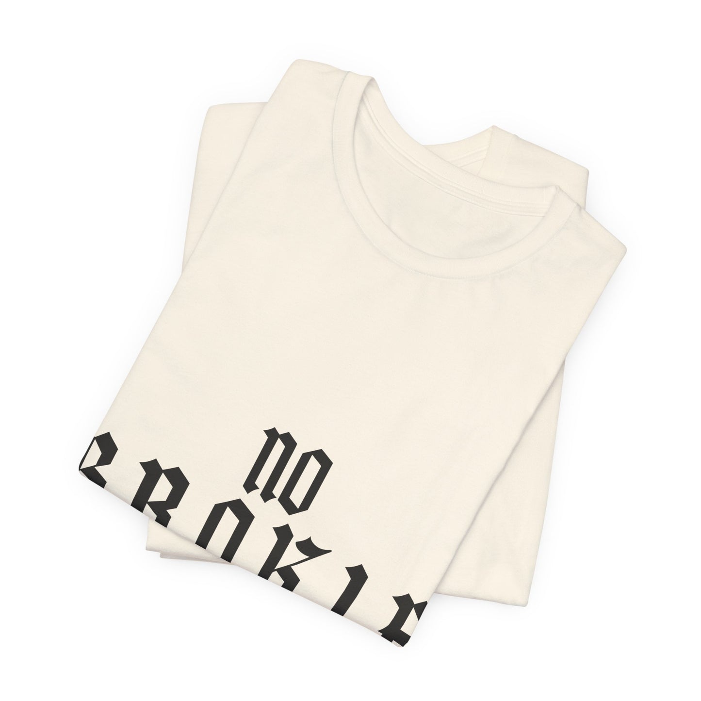 No B.R.O.K.I.E. Premium Tee — Graphic Vintage Streetwear T-Shirt with Bench Illustration