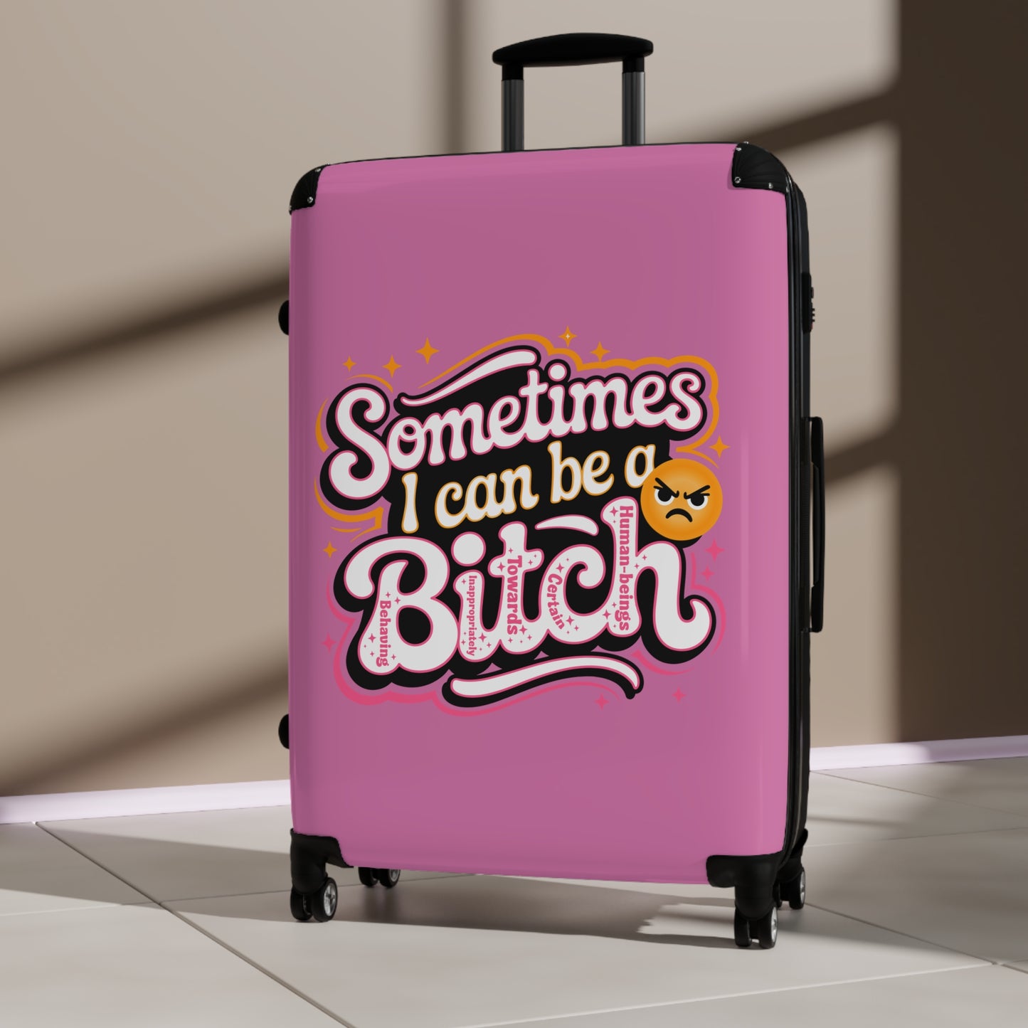 Sometimes I Can Be A BITCH, Luggage for Adventurers, Carry-On for Weekend Getaways, Perfect Travel Gift, Vibrant Lightweight [...]