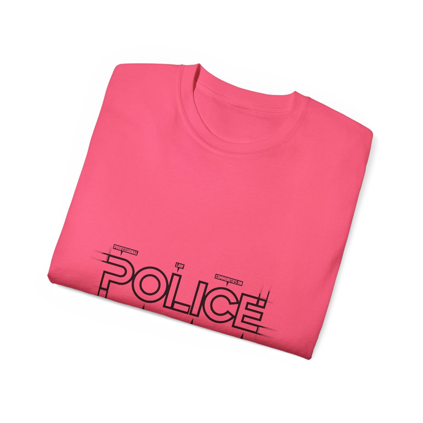 P.O.L.I.C.E. "Professional Officer of Law Improving Communities On Earth" Statement Tee - Ultra Cotton T-Shirt for Everyday Style