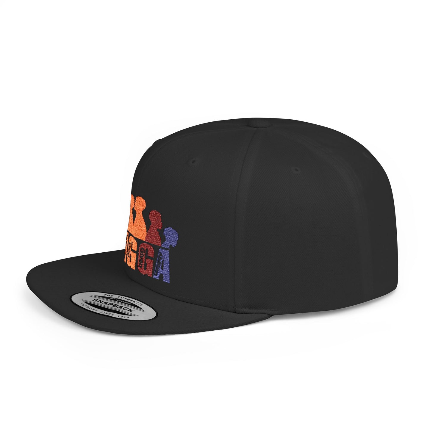 N.I.G.G.A. Flat Bill Snapback Hat, Casual Fashion for Everyday Wear