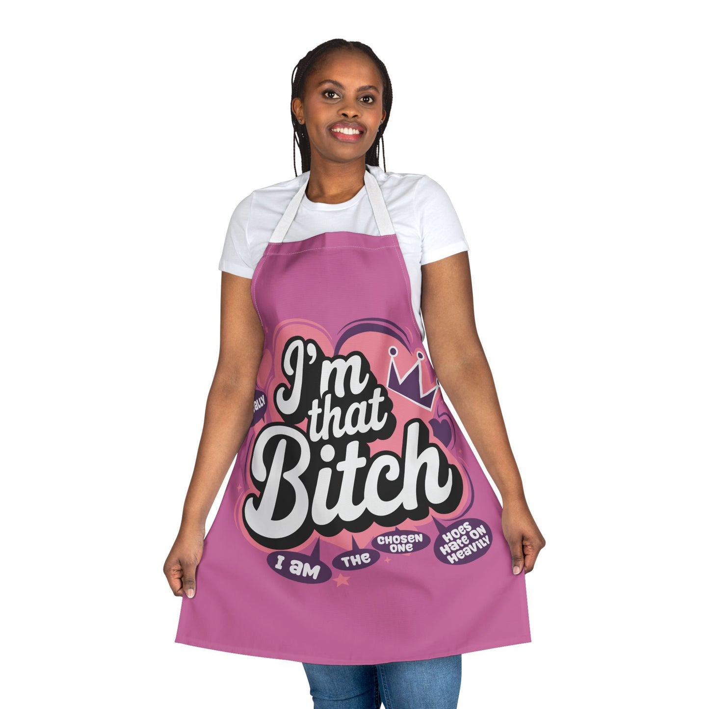 Funny Pink 'I'm That Bitch' Apron – Bold Statement Kitchen Apron for Chefs & Gift-Giving