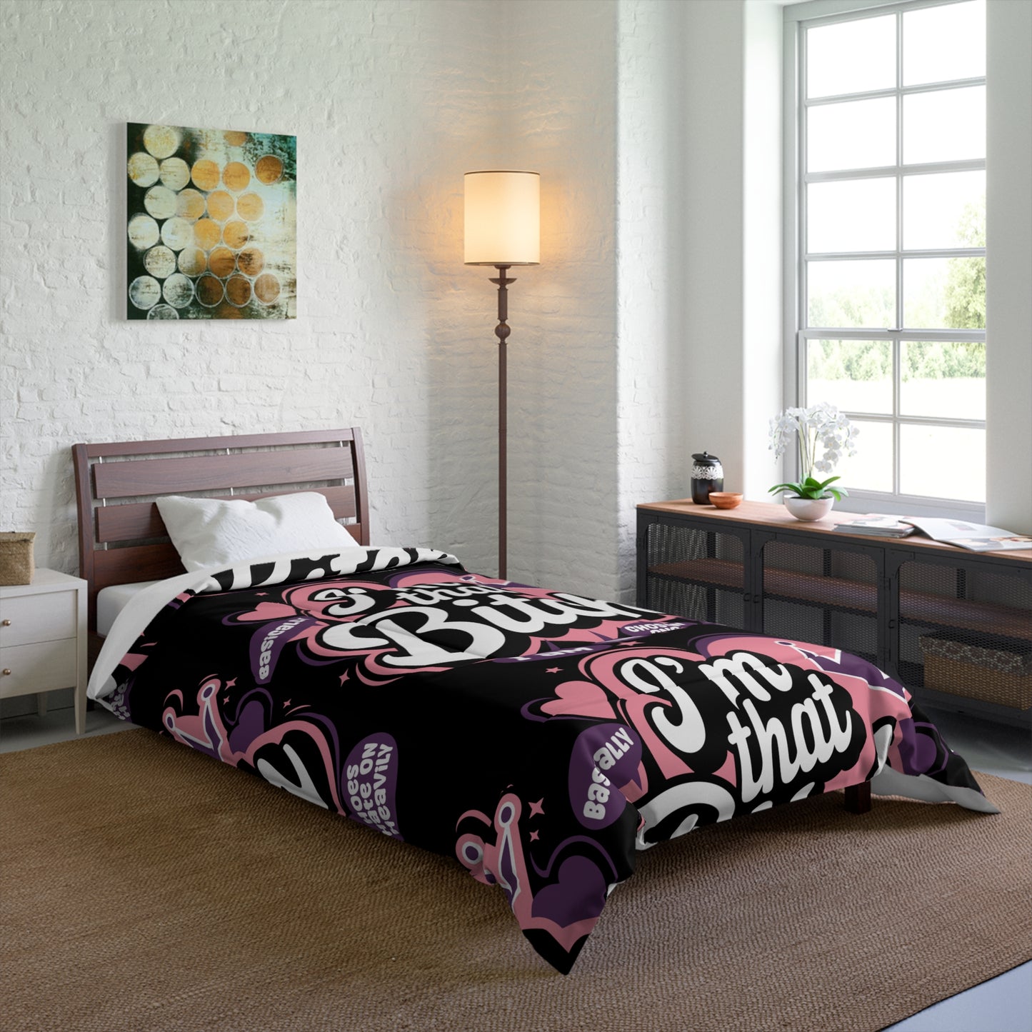 I'm That B.I.T.C.H. Bold Statement Comforter