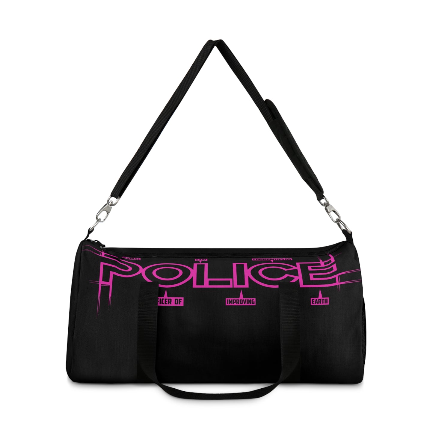P.O.L.I.C.E. Stylish Police Duffel Bag, Gym Bag, Weekend Travel Bag, Sports Bag, Customizable Tote for Officers and Fitness Enthusiasts