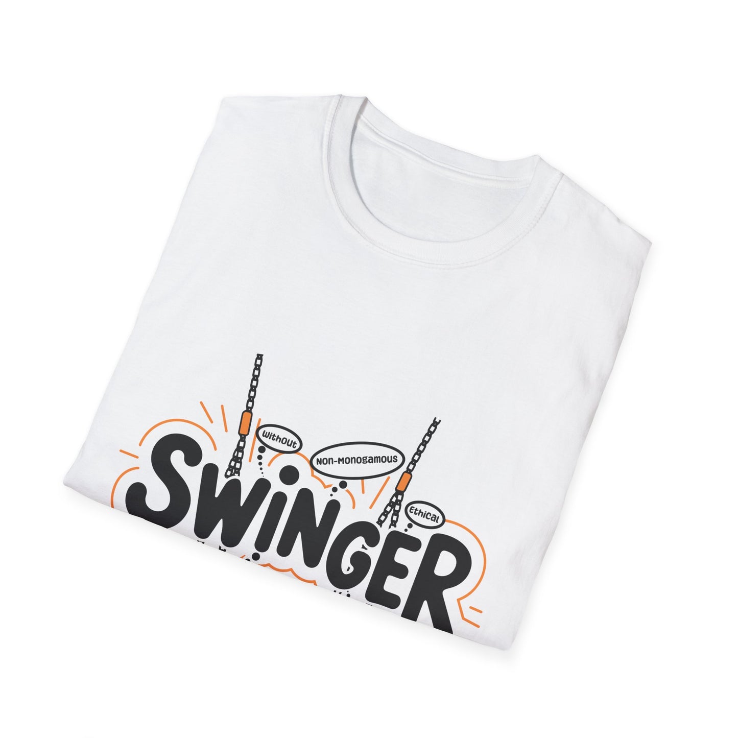 Fun S.W.I.N.G.E.R. (Sex Without Infidelity Non-Monogamous Groups Ethical Relationships) T-Shirt - Perfect for Promiscuous Spirits, Ethical Non-Monogamy & Adult Fun