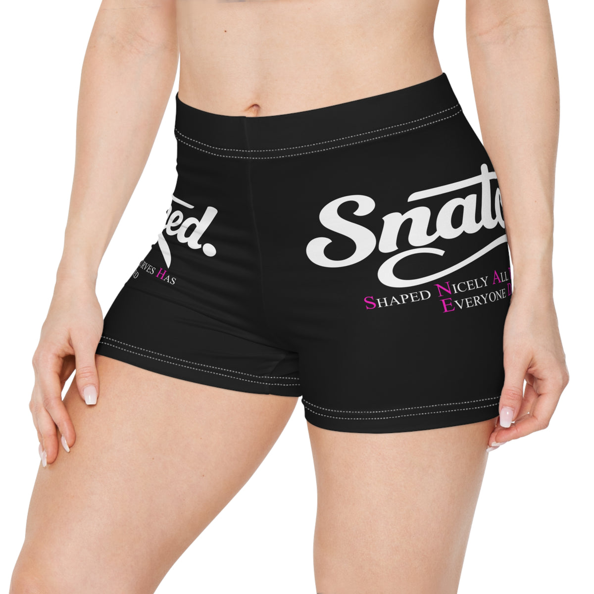 Snatched Women's Shorts — Funny Curvy Body Positive Lounge Shorts