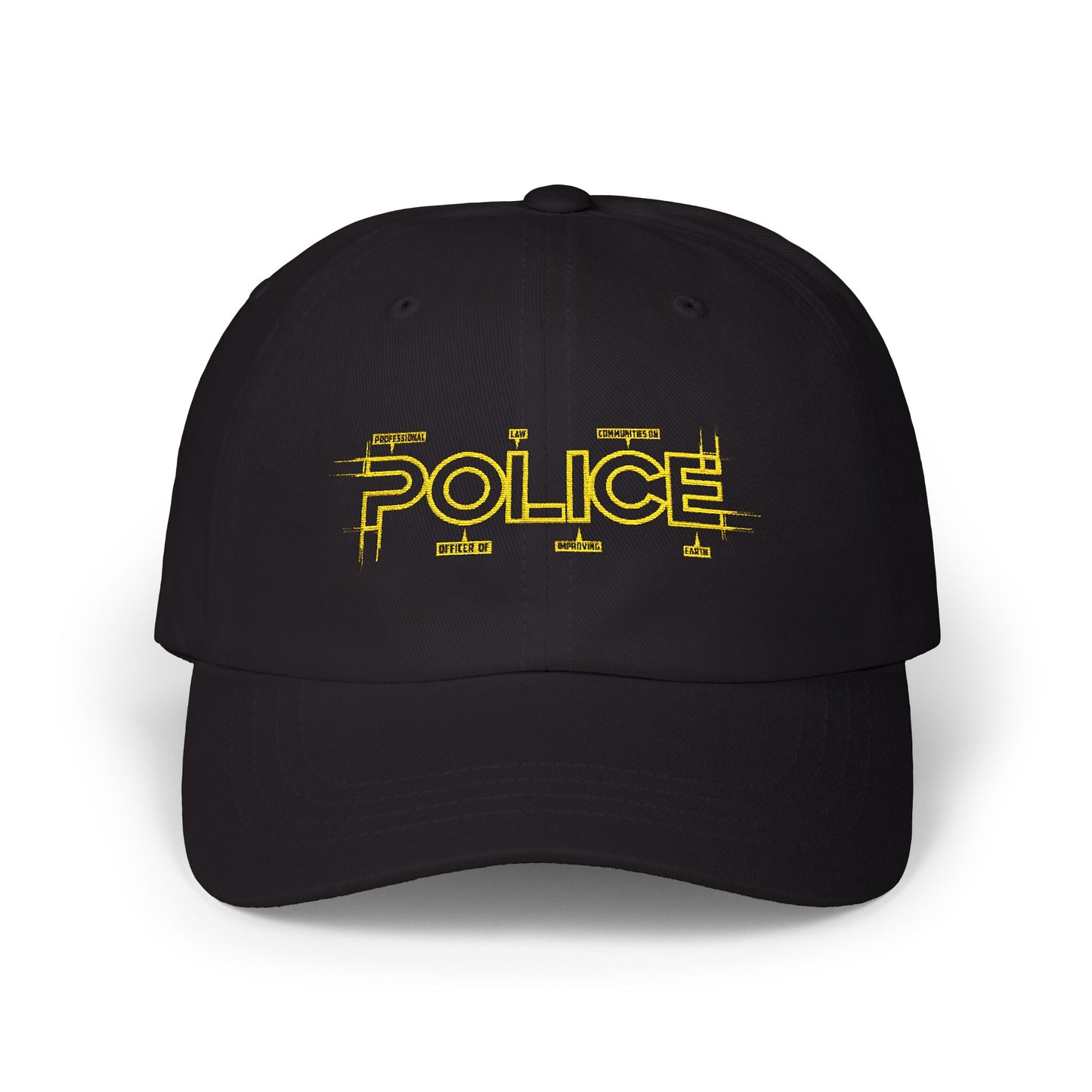 P.O.L.I.C.E. Classic Dad Cap, Adjustable Hat for Law Enforcement Officers, Perfect Gift for Dads, Police Week, Everyday Wear