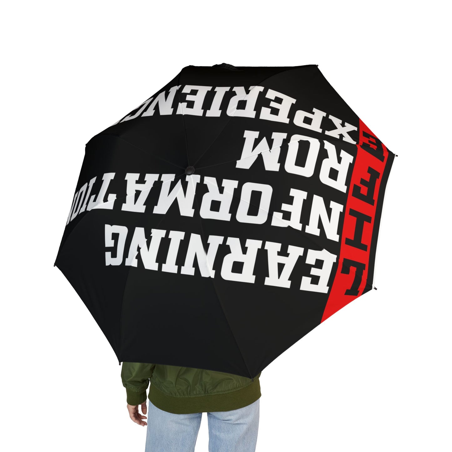 L.I.F.E. Semi-Automatic Foldable Umbrella | Stylish Rainy Day Accessory, Travel Umbrella