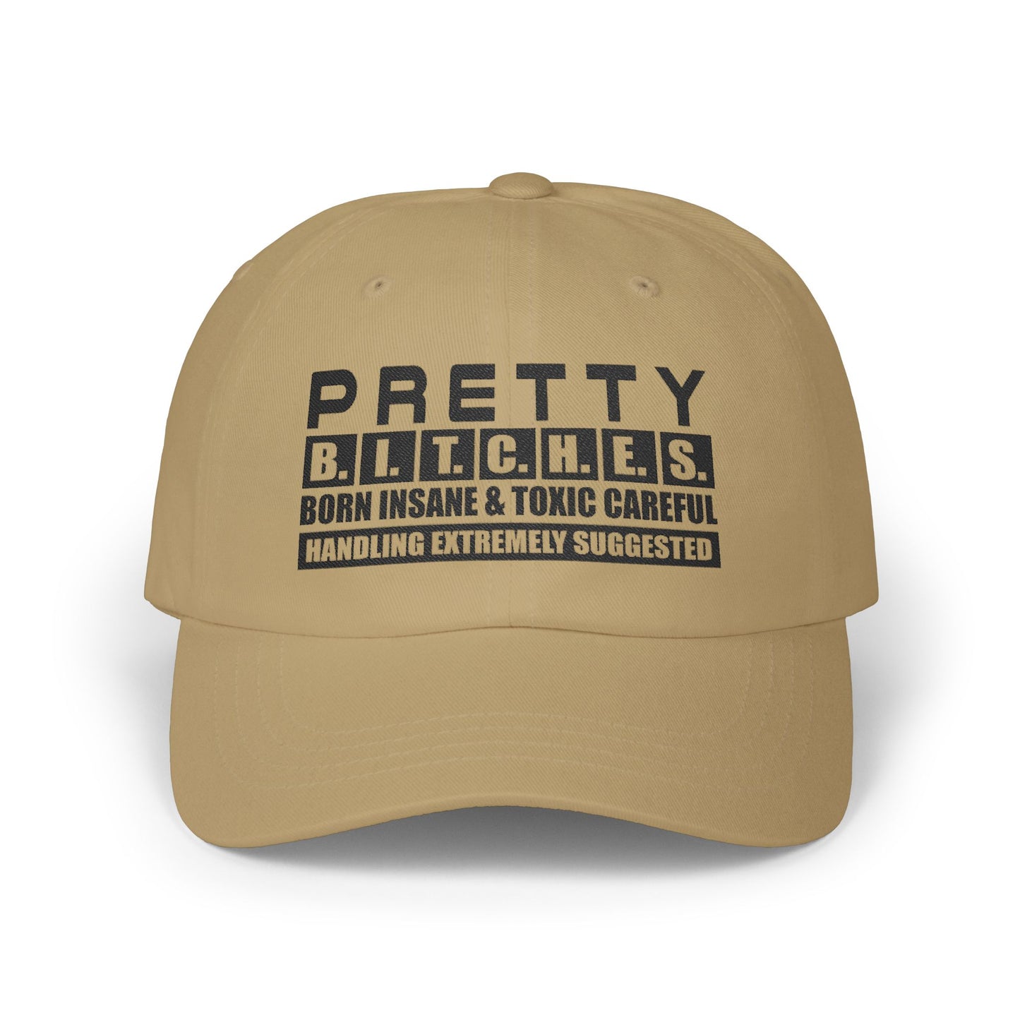 PrettyB.I.T.C.H.E.S.  Adjustable Hat, Cool Casual Accessory, Gift for Friends, Trendy Baseball Cap