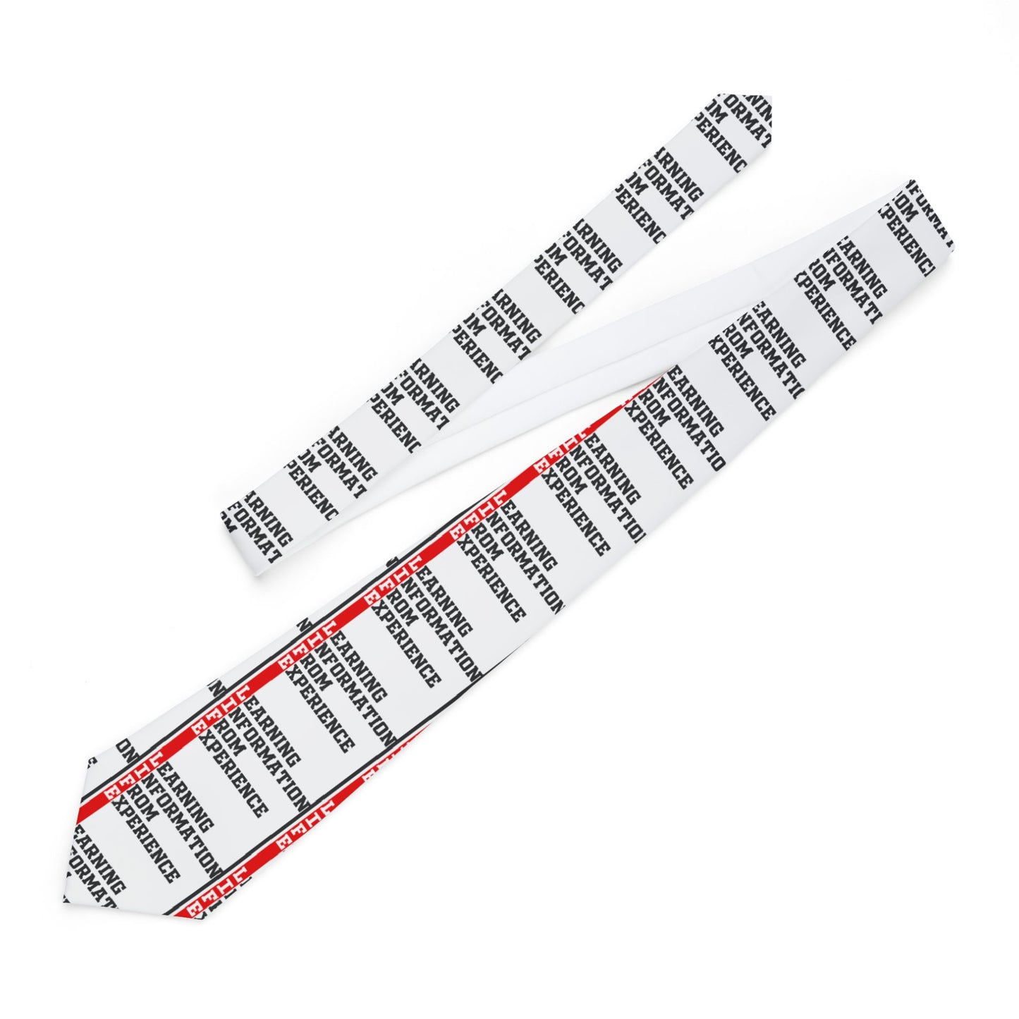 L.I.F.E. Trendy Necktie with Inspirational Quotes, Formal Neckwear for Men, Gift for Graduations, Business Attire, Unique Statement Piece