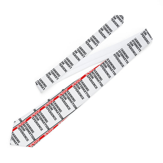 L.I.F.E. Trendy Necktie with Inspirational Quotes, Formal Neckwear for Men, Gift for Graduations, Business Attire, Unique Statement Piece