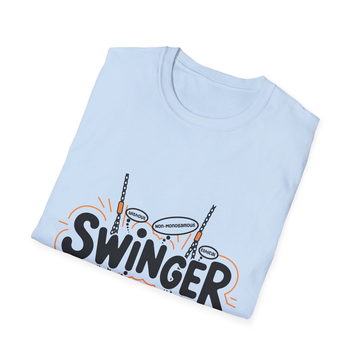 Fun S.W.I.N.G.E.R. (Sex Without Infidelity Non-Monogamous Groups Ethical Relationships) T-Shirt - Perfect for Promiscuous Spirits, Ethical Non-Monogamy & Adult Fun