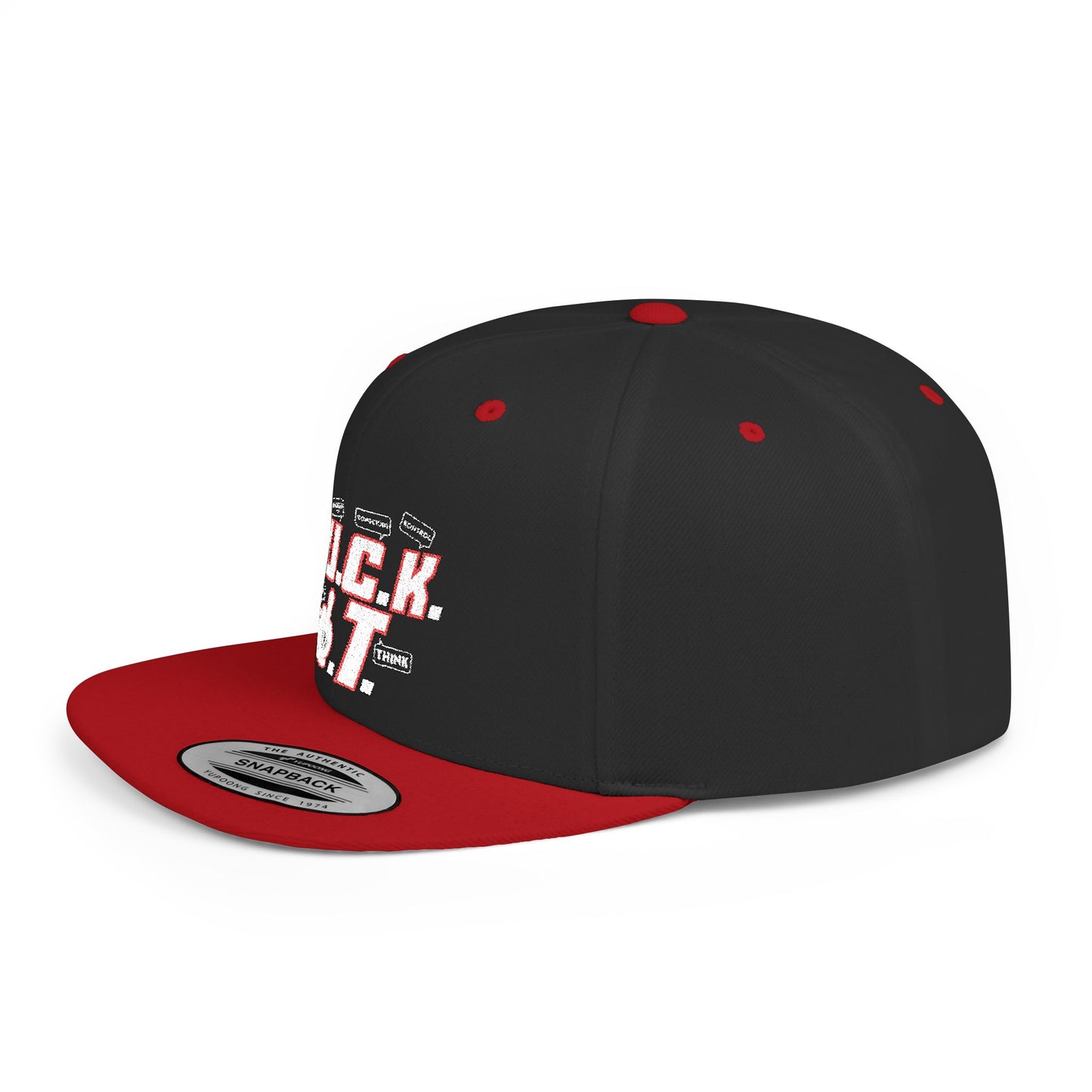 F.U.C.K. I.T. Bold Statement Flat Bill Snapback Hat, Trendy Snapback Cap, Casual Streetwear, Perfect Gift, Cool Accessory, Everyday Wear