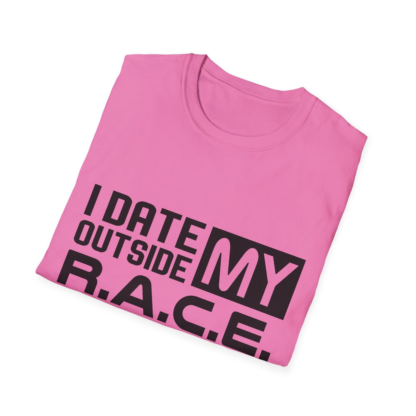 R.A.C.E. Unisex Softstyle T-Shirt Interracial For Couples