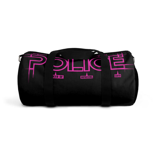 P.O.L.I.C.E. Stylish Police Duffel Bag, Gym Bag, Weekend Travel Bag, Sports Bag, Customizable Tote for Officers and Fitness Enthusiasts