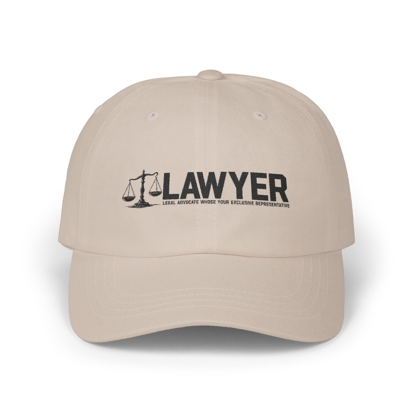 L.A.W.Y.E.R. Classic Dad Cap | Adjustable Hat for Legal Professionals | Gift for Lawyers, Law Students, Graduation, Father’s Day