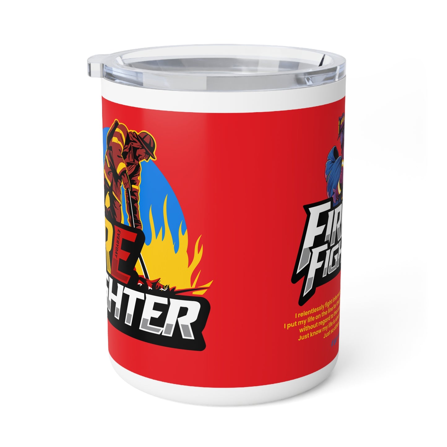 Firefighter Insulated Coffee Mug, 10oz