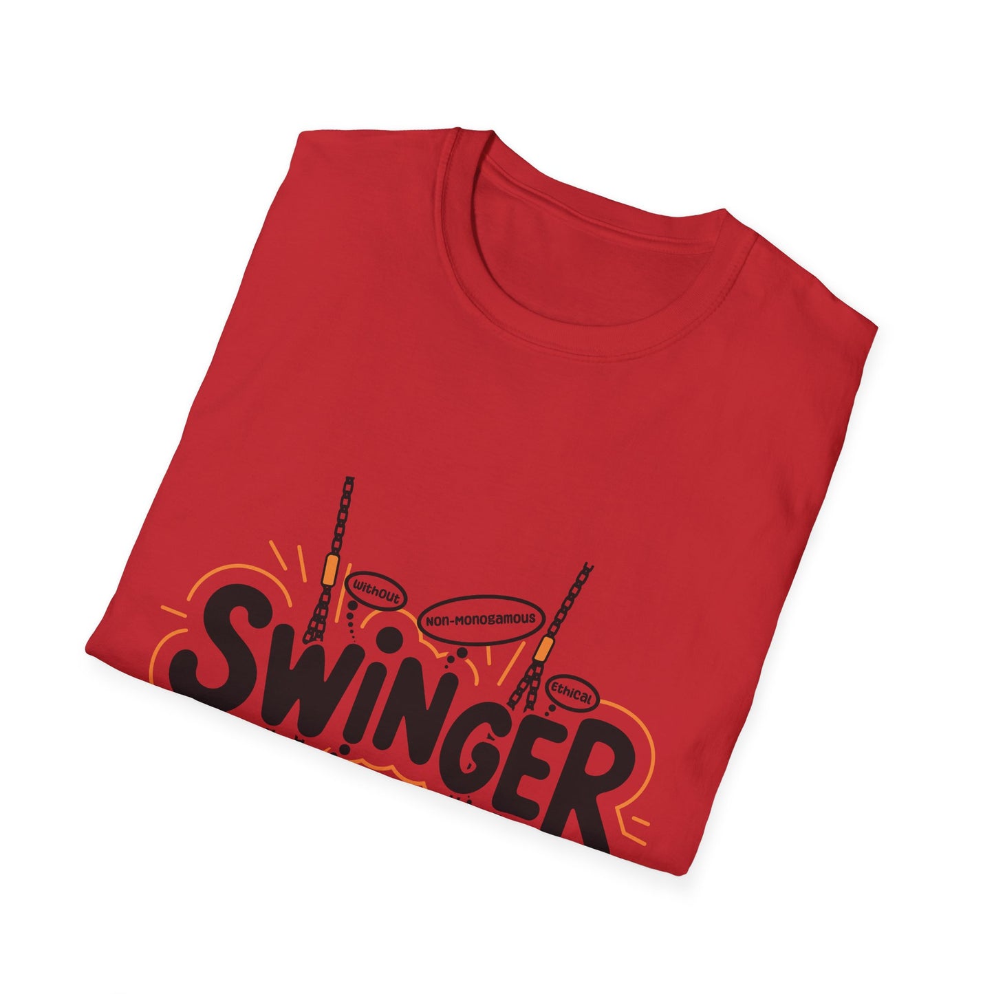 Fun S.W.I.N.G.E.R. (Sex Without Infidelity Non-Monogamous Groups Ethical Relationships) T-Shirt - Perfect for Promiscuous Spirits, Ethical Non-Monogamy & Adult Fun
