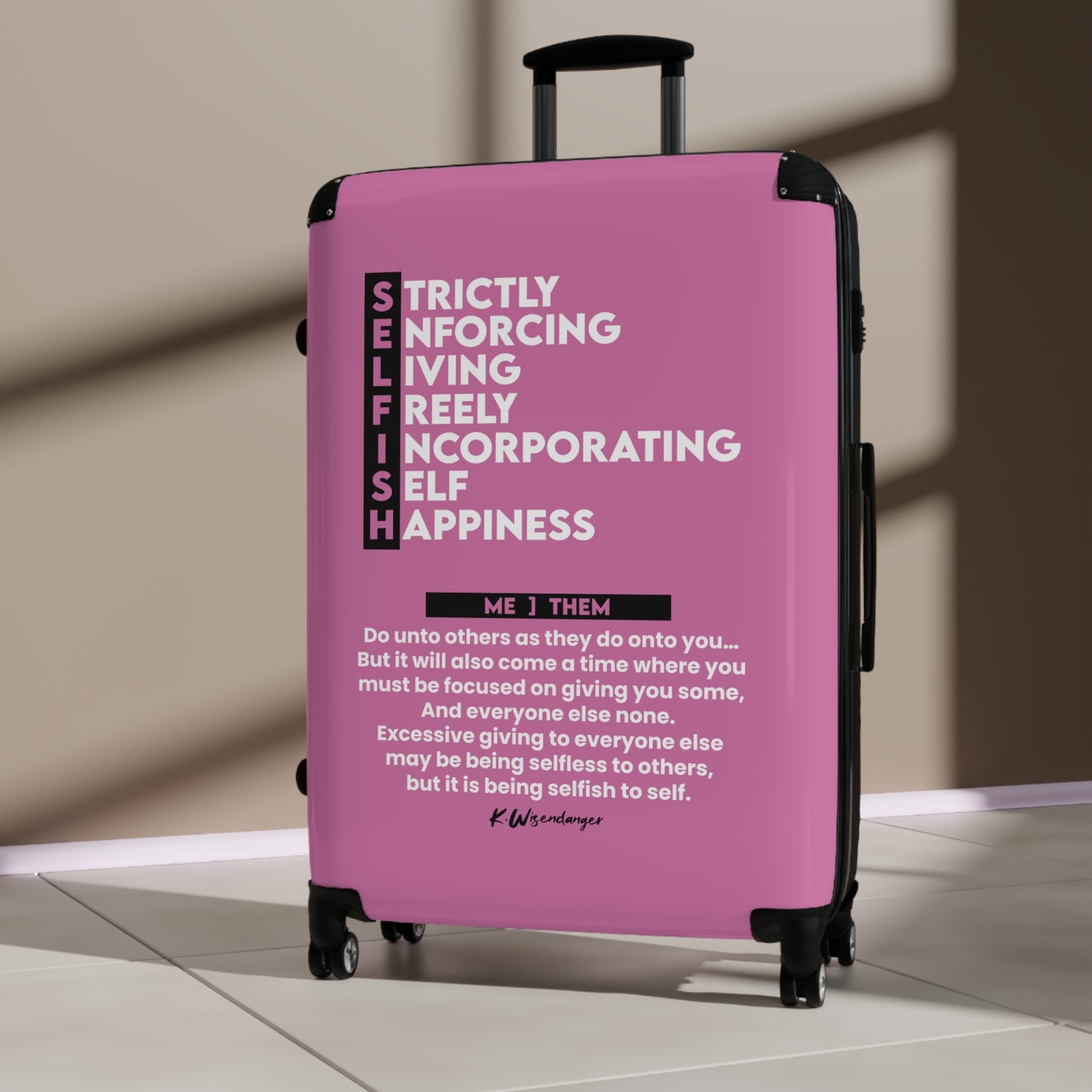 S.E.L.F.I.S.H. Stylish Luggage for Her