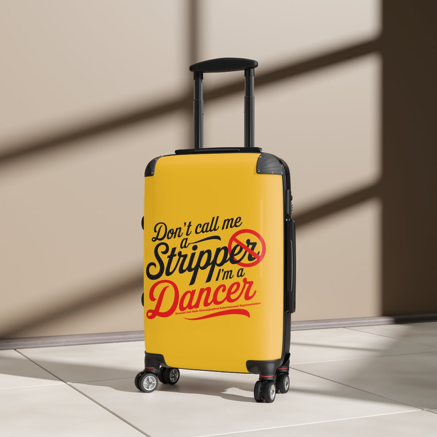 Stripper, Dancer Suitcase: Travel in Style, Bold Luggage for Adventurers, Perfect for Gifts, Dance Lovers, and Special Occasions