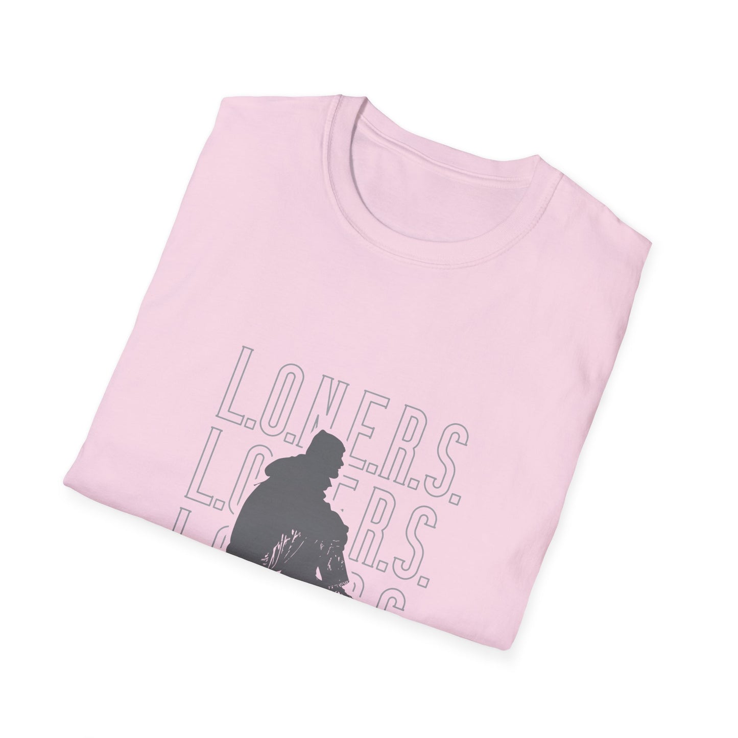 L.O.N.E.R.S. Unisex Softstyle T-Shirt | Casual Wear, Gift for Introverts, Comfortable Tee for Relaxing, Statement Shirt