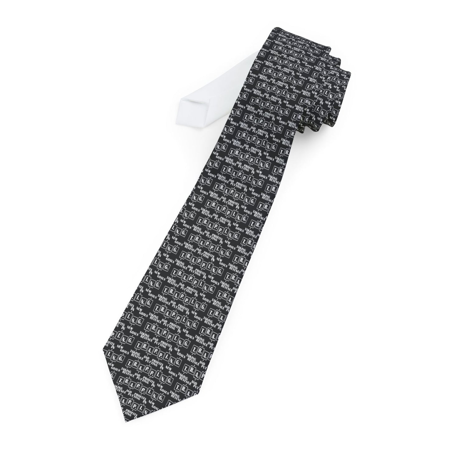 T.R.A.P.P.I.N.G. Stylish Men's Necktie | Elegant Accessory for Work