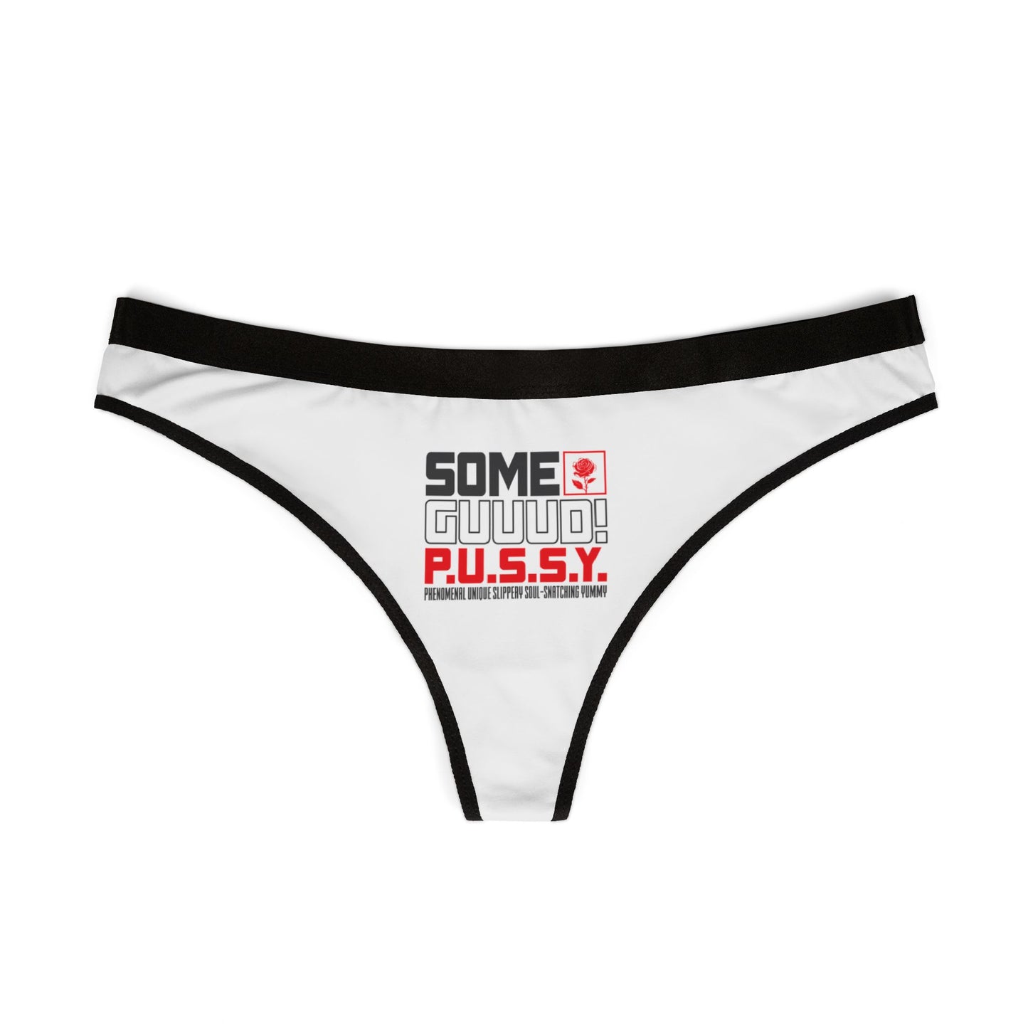 GUUD P.U.S.S.Y. Sassy Women's Thongs, Funny Underwear, Cheeky Gifts, Playful Lingerie, Party Essentials, Everyday Comfort, Unique Bridal Shower Favors