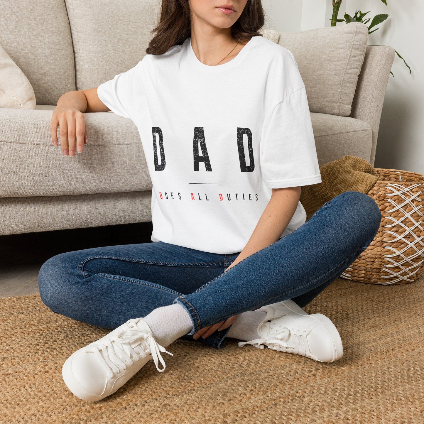 D.A.D. — Does All Duties Classic Minimal Tee for Everyday Wear