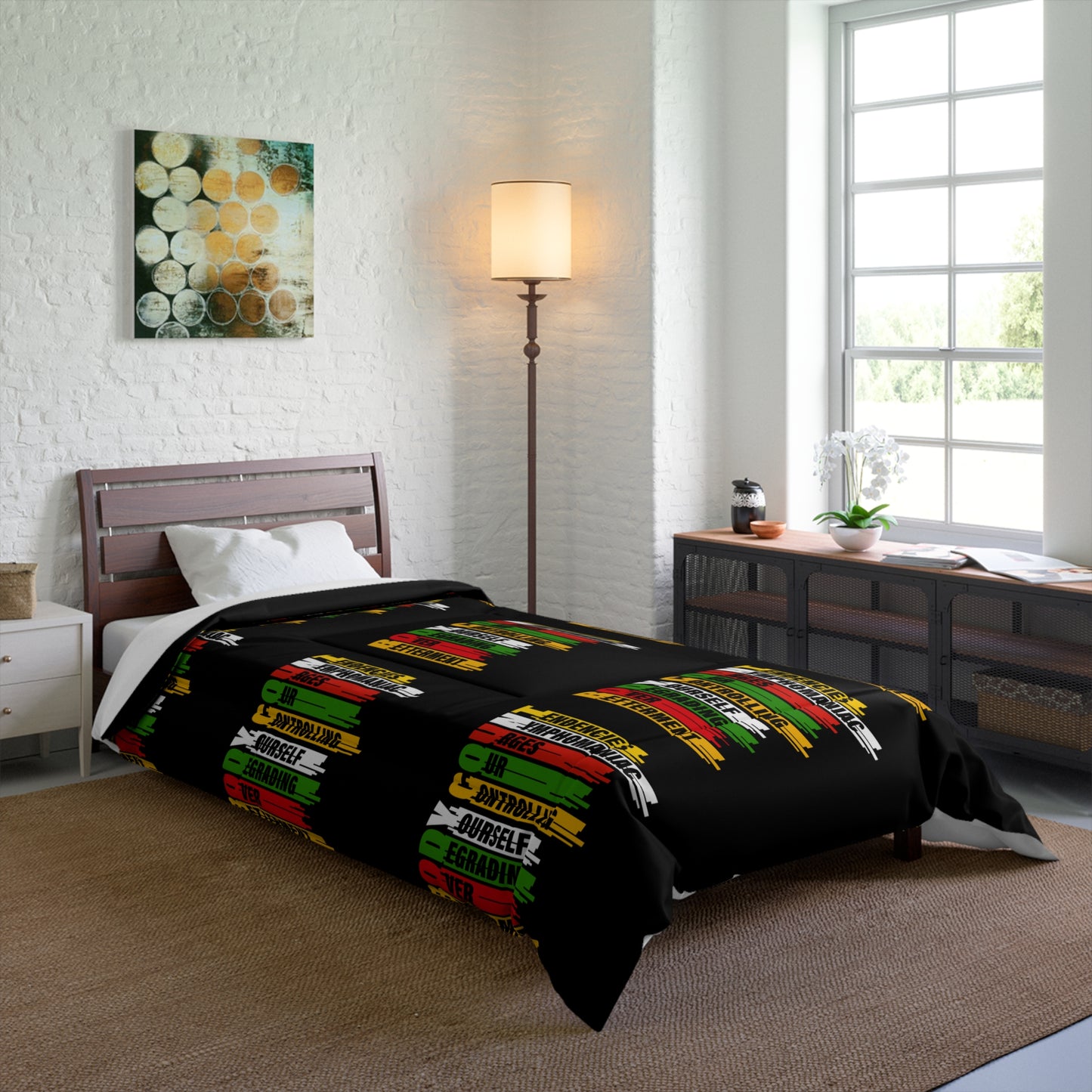 Body Count Comforter - Cozy Bedroom Decor, Music Lover Gift, Vibrant Bed Cover, Hip Hop Room Accessory, Holiday & Birthday Present