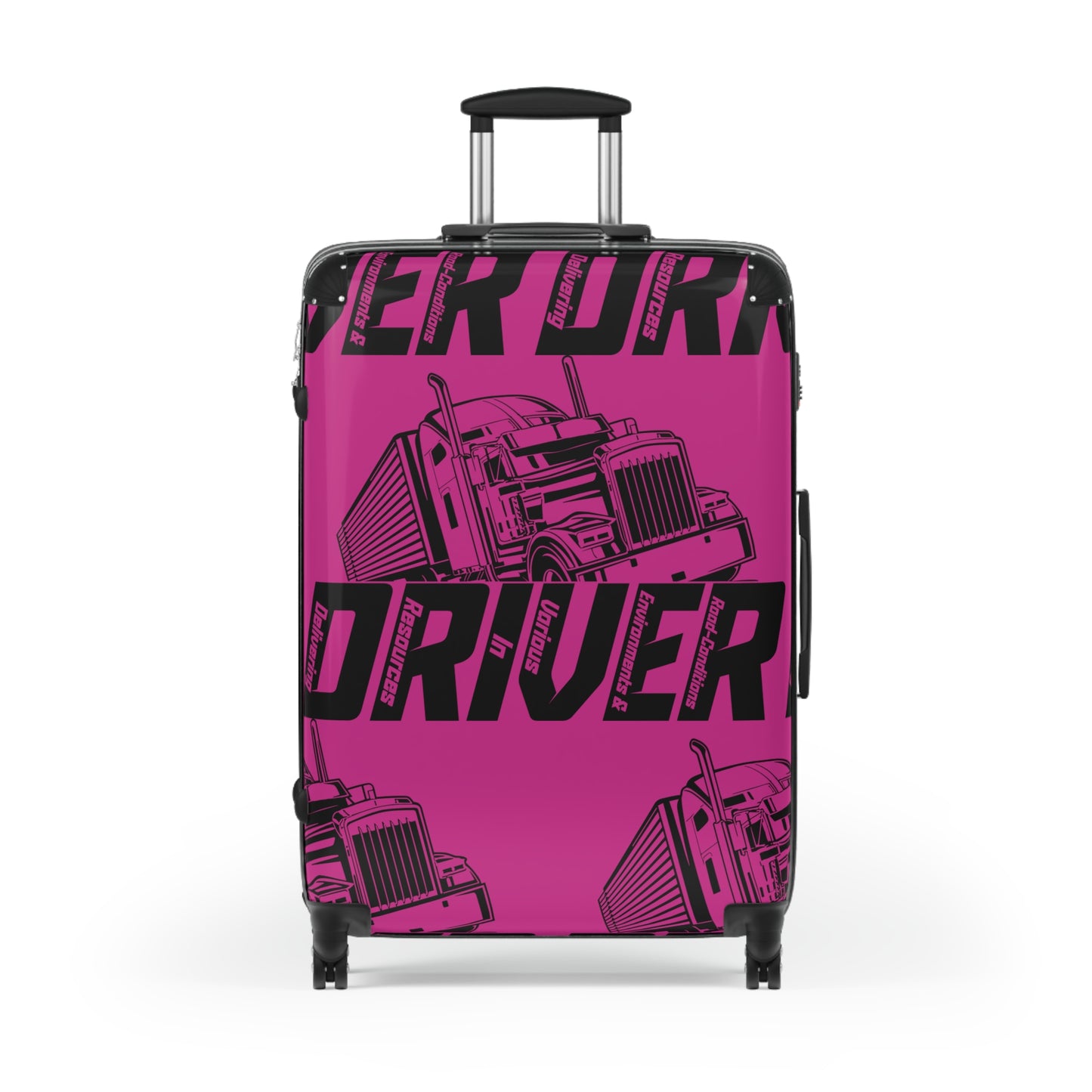 Truck Driver-Themed Suitcase for Truck Enthusiasts, Travel Gear, Luggage for Road Trips, Perfect Gift for Drivers, Adventurers