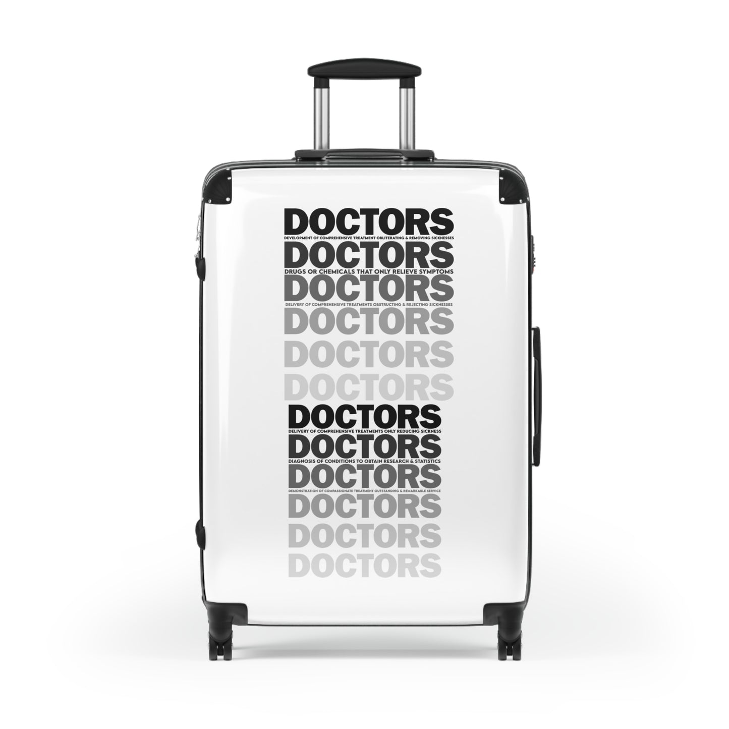 Doctor Themed Suitcase - Travel Luggage for Healthcare Professionals, Unique Travel Gift, Medical Doctor Suitcase, Stylish and Practical
