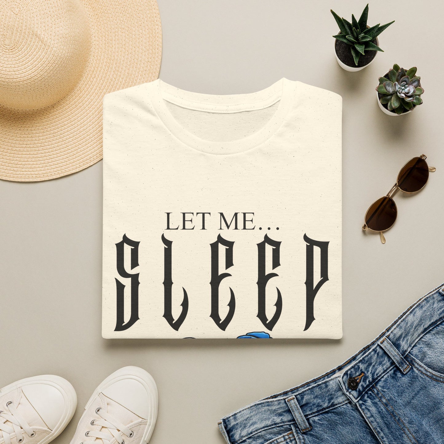Let Me Sleep T-Shirt — Cute Nap Cloud Graphic Tee for Sleep Lovers