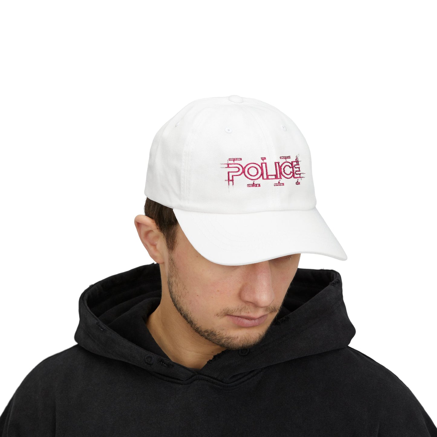 Stylish P.O.L.I.C.E. Dad Cap, Perfect for Law Enforcement Families, Gift for Police Officers, Casual Wear, Everyday Fashion
