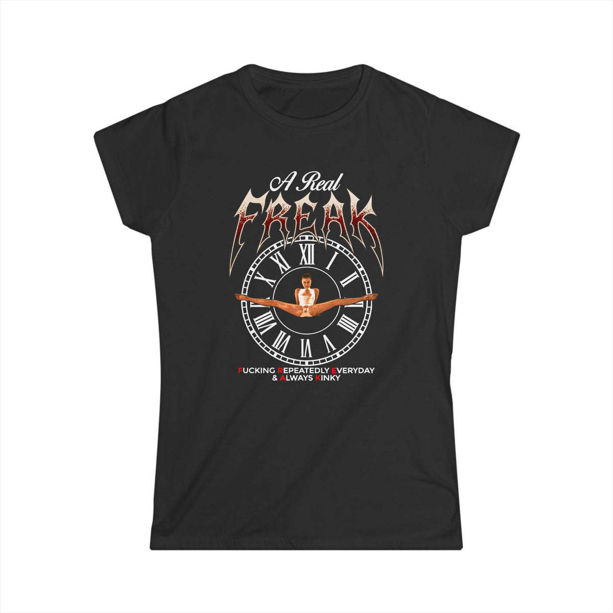 F.R.E.A.K. Women's Tee — Classic White Softstyle T-Shirt