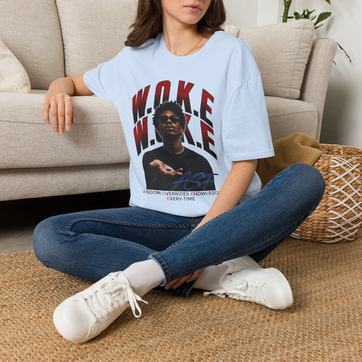 W.O.K.E. Graphic T-Shirt — Bold Social Justice Statement Tee