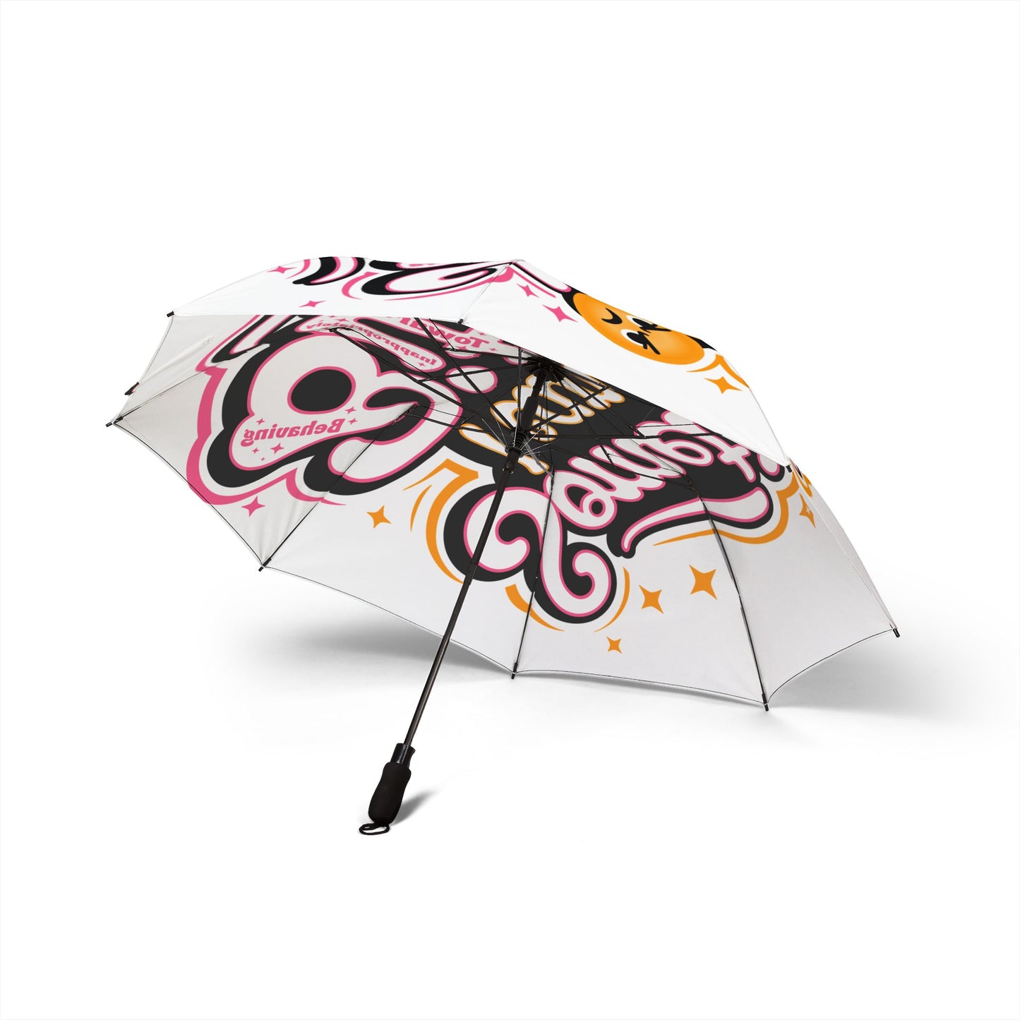 Foldable Umbrella — "Sometimes I Can Be A B.I.T.C.H." Cute Emoji Compact Rain Umbrella
