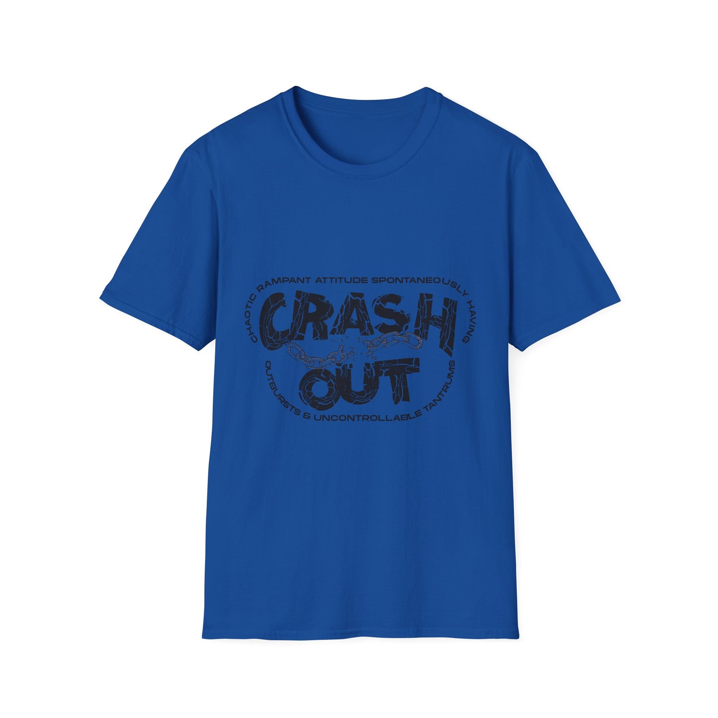 C.R.A.S.H. O.U.T. Unisex T-Shirt - Relaxed Style for Casual Days, Perfect for Everyday Wear, Gift Idea for Friends, Great for Lounging, Summer [...]